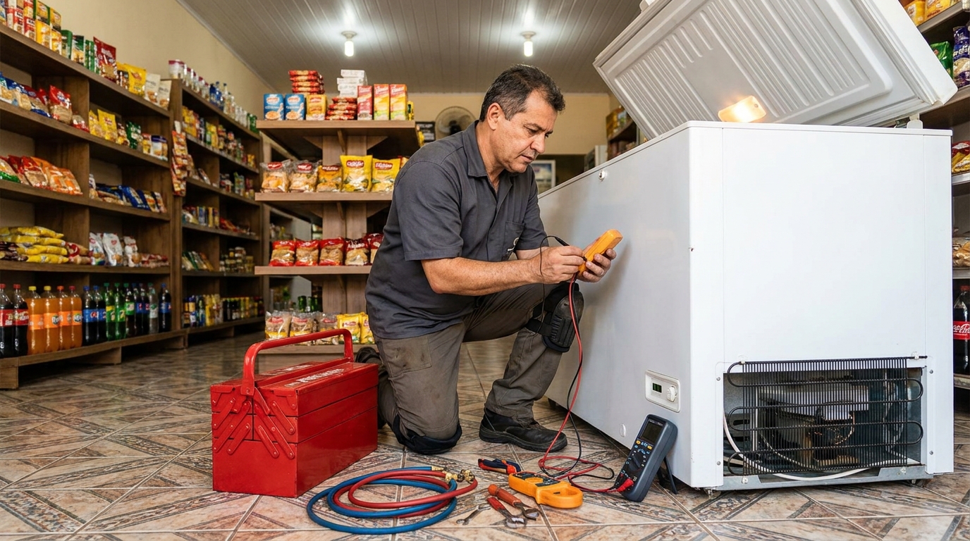 Ajuste de Temperatura do Freezer em Vitória da Conquista‑BA