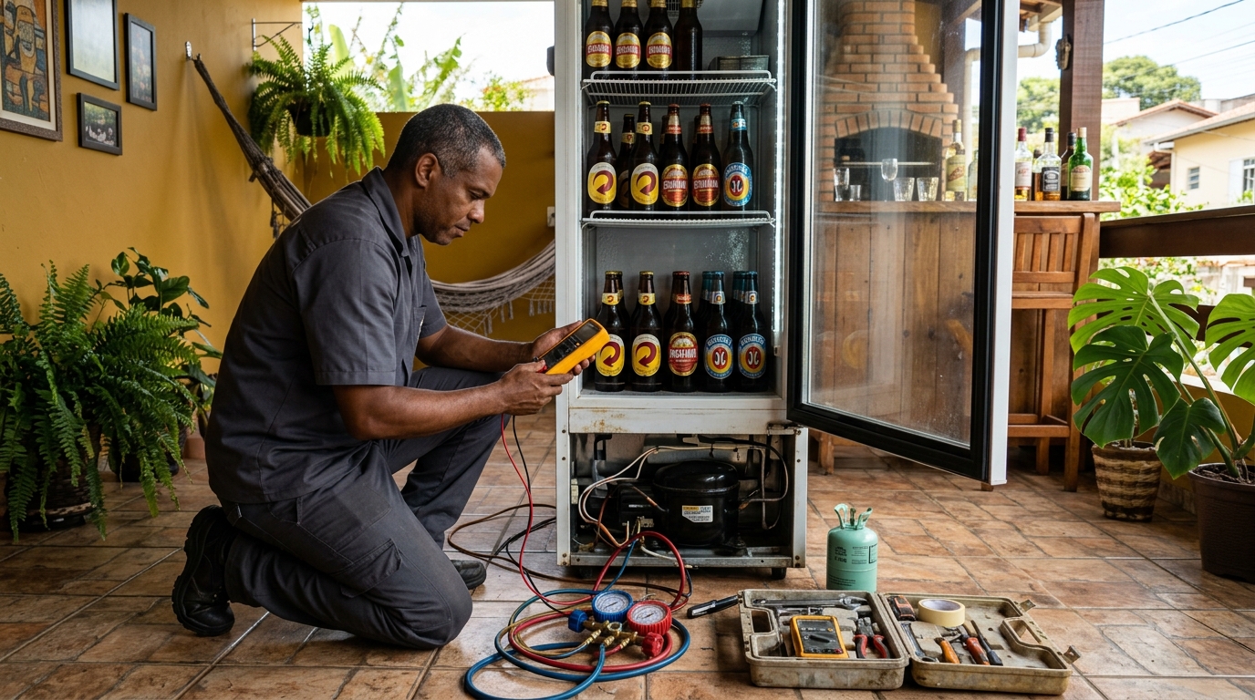 Reparo de Cervejeira Residencial em Vitória da Conquista‑BA